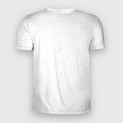 Мужская спорт-футболка Queen glitch на светлом фоне: символ сверху / 3D-принт – фото 2