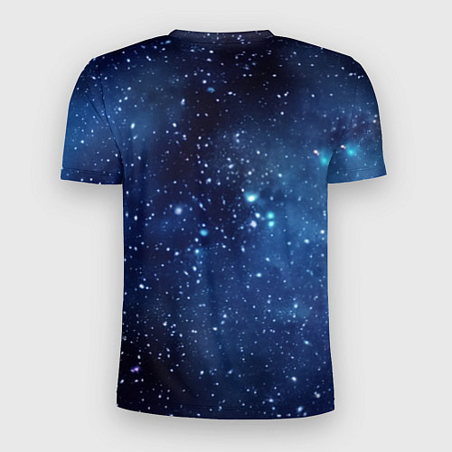 Мужская спорт-футболка Звездное небо - нейросеть / 3D-принт – фото 2