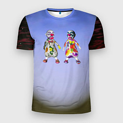 Мужская спорт-футболка Два чудаковатых клоуна