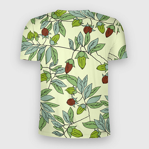 Мужская спорт-футболка Зелененькие листья / 3D-принт – фото 2