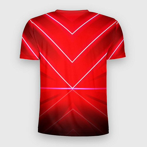 Мужская спорт-футболка Rose Blackpink red / 3D-принт – фото 2