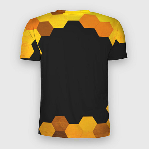 Мужская спорт-футболка Changan - gold gradient / 3D-принт – фото 2