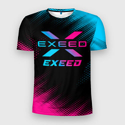 Мужская спорт-футболка Exeed - neon gradient