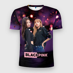 Мужская спорт-футболка Blackpink purple