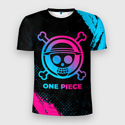 Футболка спортивная мужская One Piece - neon gradient, цвет: 3D-принт