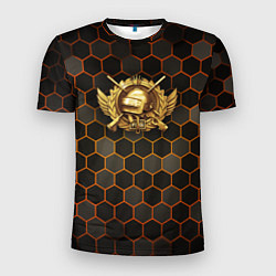 Мужская спорт-футболка Згип gold logo