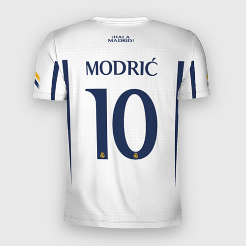 Мужская спорт-футболка Лука Модрич Реал Мадрид форма 2324 домашняя / 3D-принт – фото 2