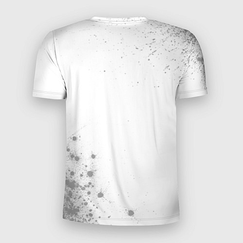 Мужская спорт-футболка Skyrim glitch на светлом фоне: надпись, символ / 3D-принт – фото 2