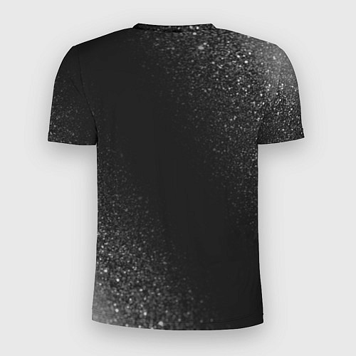 Мужская спорт-футболка Akira glitch на темном фоне: надпись, символ / 3D-принт – фото 2