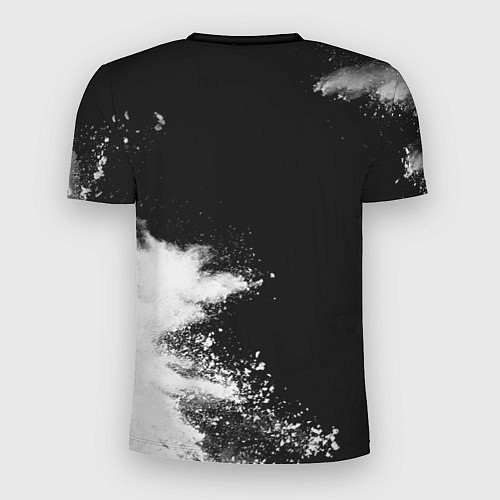 Мужская спорт-футболка System of a Down и рок символ на темном фоне / 3D-принт – фото 2