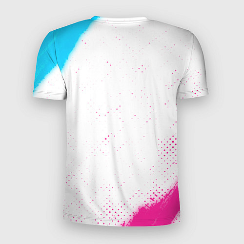 Мужская спорт-футболка Honda neon gradient style / 3D-принт – фото 2