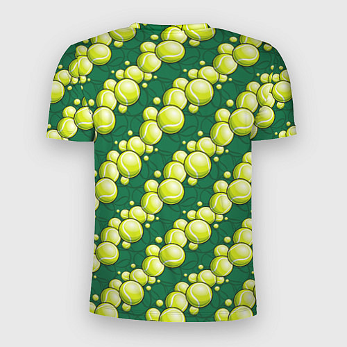 Мужская спорт-футболка Большой теннис - мячики / 3D-принт – фото 2