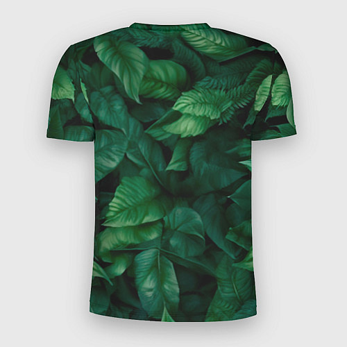 Мужская спорт-футболка Горилла в кустах джунгли / 3D-принт – фото 2