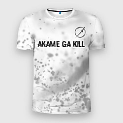 Мужская спорт-футболка Akame ga Kill glitch на светлом фоне: символ сверх