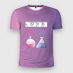 Мужская спорт-футболка Химия Любви