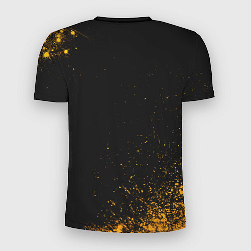 Мужская спорт-футболка Great Wall - gold gradient / 3D-принт – фото 2