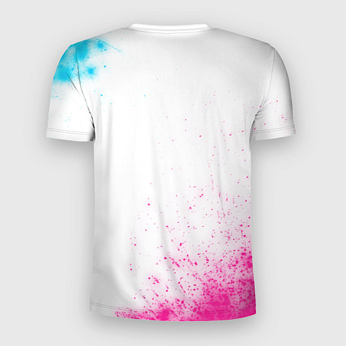 Мужская спорт-футболка Death Stranding neon gradient style / 3D-принт – фото 2
