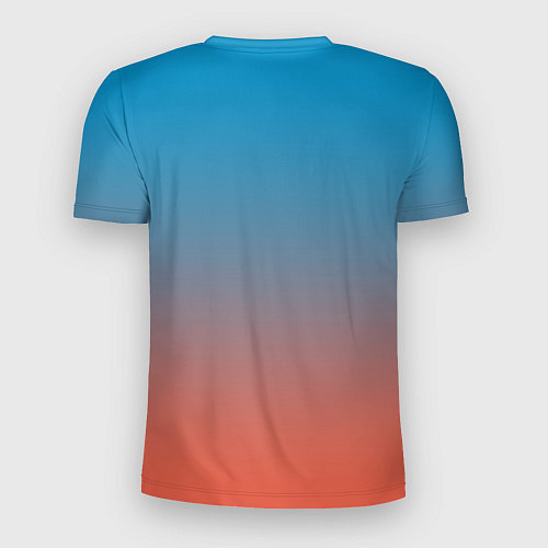 Мужская спорт-футболка Кибер-заяц - нейросеть / 3D-принт – фото 2