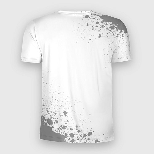 Мужская спорт-футболка Evangelion glitch на светлом фоне: надпись, символ / 3D-принт – фото 2