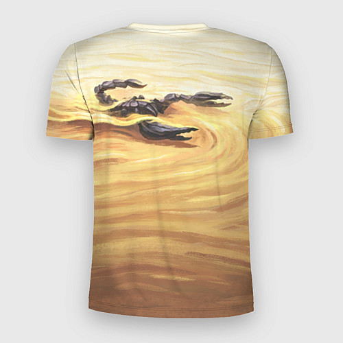 Мужская спорт-футболка Жало скорпиона / 3D-принт – фото 2