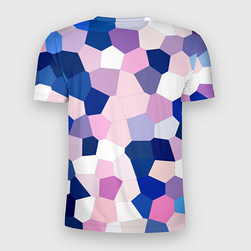 Мужская спорт-футболка Мозаика абстракция / 3D-принт – фото 2