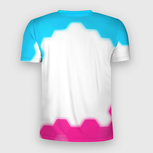 Мужская спорт-футболка Forza Horizon neon gradient style / 3D-принт – фото 2