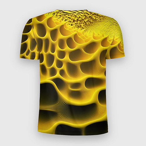 Мужская спорт-футболка Yellow background / 3D-принт – фото 2
