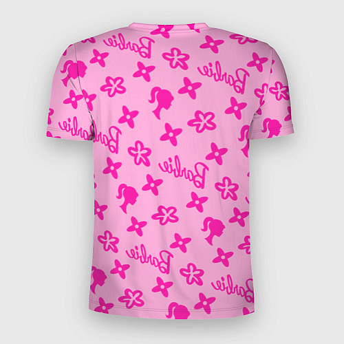 Мужская спорт-футболка Барби паттерн розовый / 3D-принт – фото 2