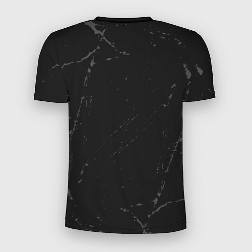 Мужская спорт-футболка Evanescence glitch на темном фоне: надпись, символ / 3D-принт – фото 2