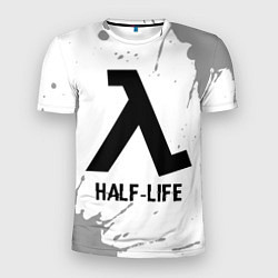 Футболка спортивная мужская Half-Life glitch на светлом фоне, цвет: 3D-принт