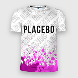 Футболка спортивная мужская Placebo rock legends: символ сверху, цвет: 3D-принт