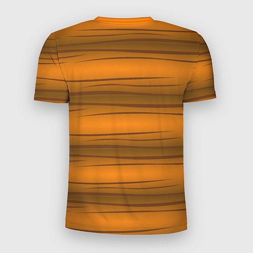 Мужская спорт-футболка Текстура бревна горизонтальные / 3D-принт – фото 2