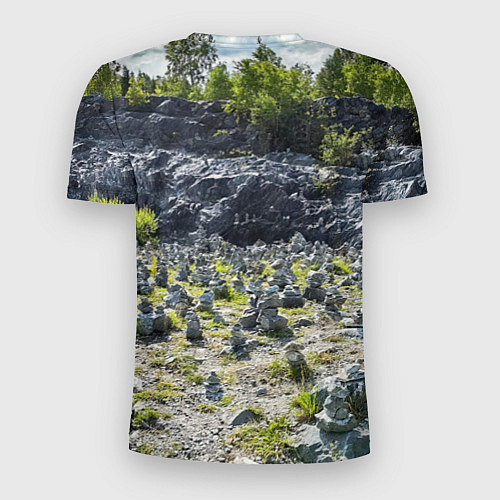 Мужская спорт-футболка Карелия / 3D-принт – фото 2