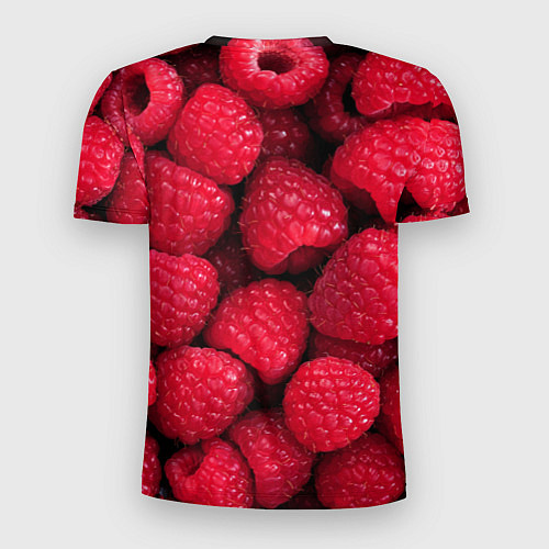 Мужская спорт-футболка Малина - паттерн / 3D-принт – фото 2
