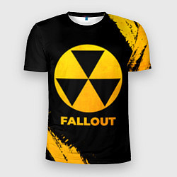 Футболка спортивная мужская Fallout - gold gradient, цвет: 3D-принт