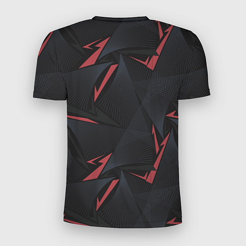 Мужская спорт-футболка Baldurs Gate 3 logo dark red / 3D-принт – фото 2