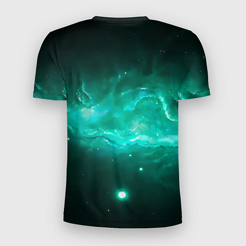 Мужская спорт-футболка Baldurs Gate 3 logo green / 3D-принт – фото 2