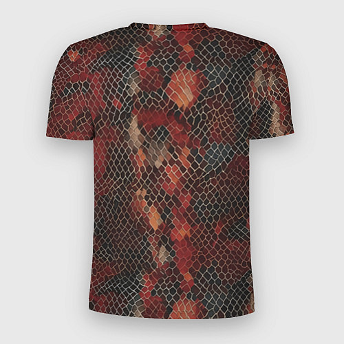 Мужская спорт-футболка Кожа змея / 3D-принт – фото 2