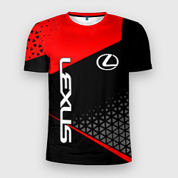 Футболка спортивная мужская Lexus - red sportwear, цвет: 3D-принт