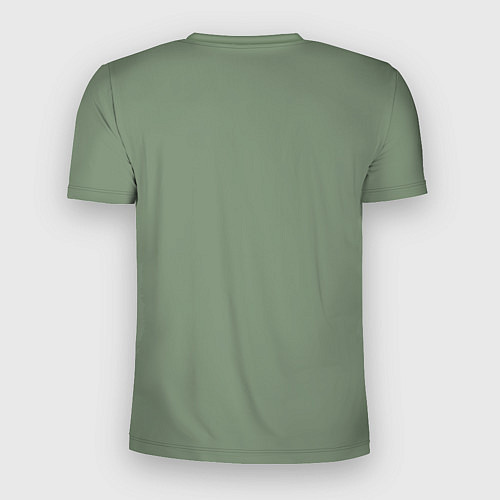 Мужская спорт-футболка Защитный хаки / 3D-принт – фото 2