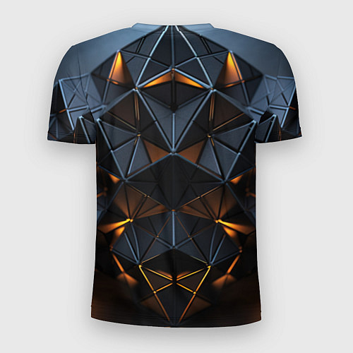 Мужская спорт-футболка Объемные кубы / 3D-принт – фото 2