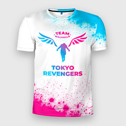 Футболка спортивная мужская Tokyo Revengers neon gradient style, цвет: 3D-принт
