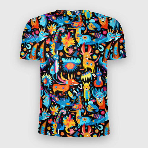Мужская спорт-футболка Космические чудики / 3D-принт – фото 2