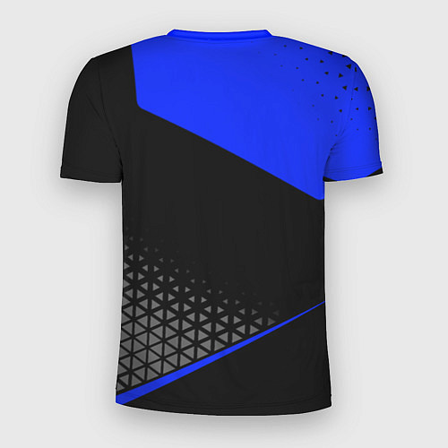 Мужская спорт-футболка Фольцваген - blue uniform / 3D-принт – фото 2