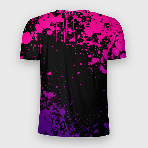 Мужская спорт-футболка One piece - пурпурный гир 5 / 3D-принт – фото 2