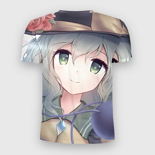 Мужская спорт-футболка Touhou Project Улыбающаяся Койши Комейдзи / 3D-принт – фото 2