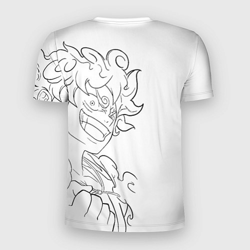 Мужская спорт-футболка Ван пис - Луффи гир 5 / 3D-принт – фото 2