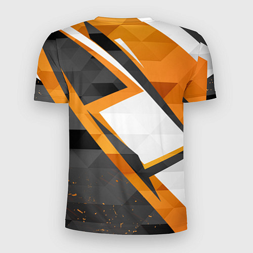 Мужская спорт-футболка Абстрактный полигональный узор Asiimov / 3D-принт – фото 2