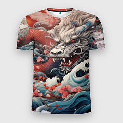 Мужская спорт-футболка Морской дракон Irezumi