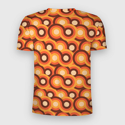 Мужская спорт-футболка Терто текстура с кругами / 3D-принт – фото 2